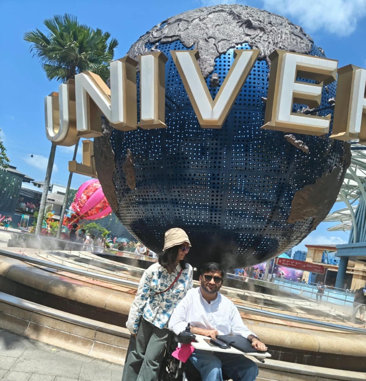 Himanshi and Rewant at Universal Studios